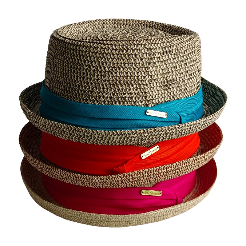 Bucket Hat Straw - قبعة رجالية من القش بتصميم بريطاني