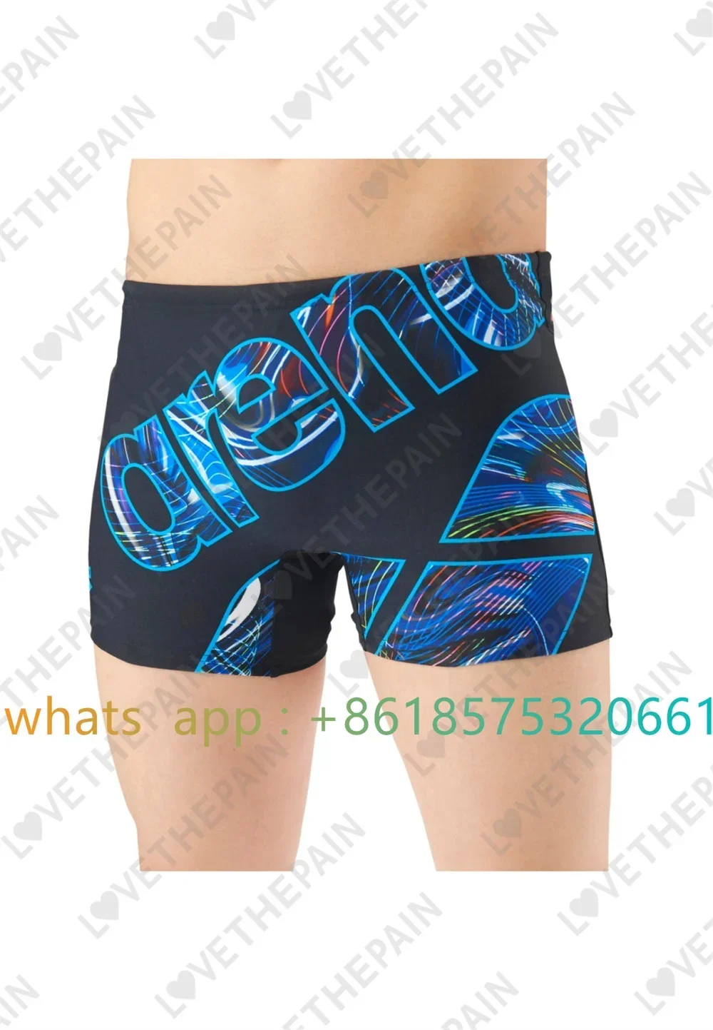 Swim Trunk Quick Dry - شورت سباحة رجالي للتدريب والشاطئ سريع