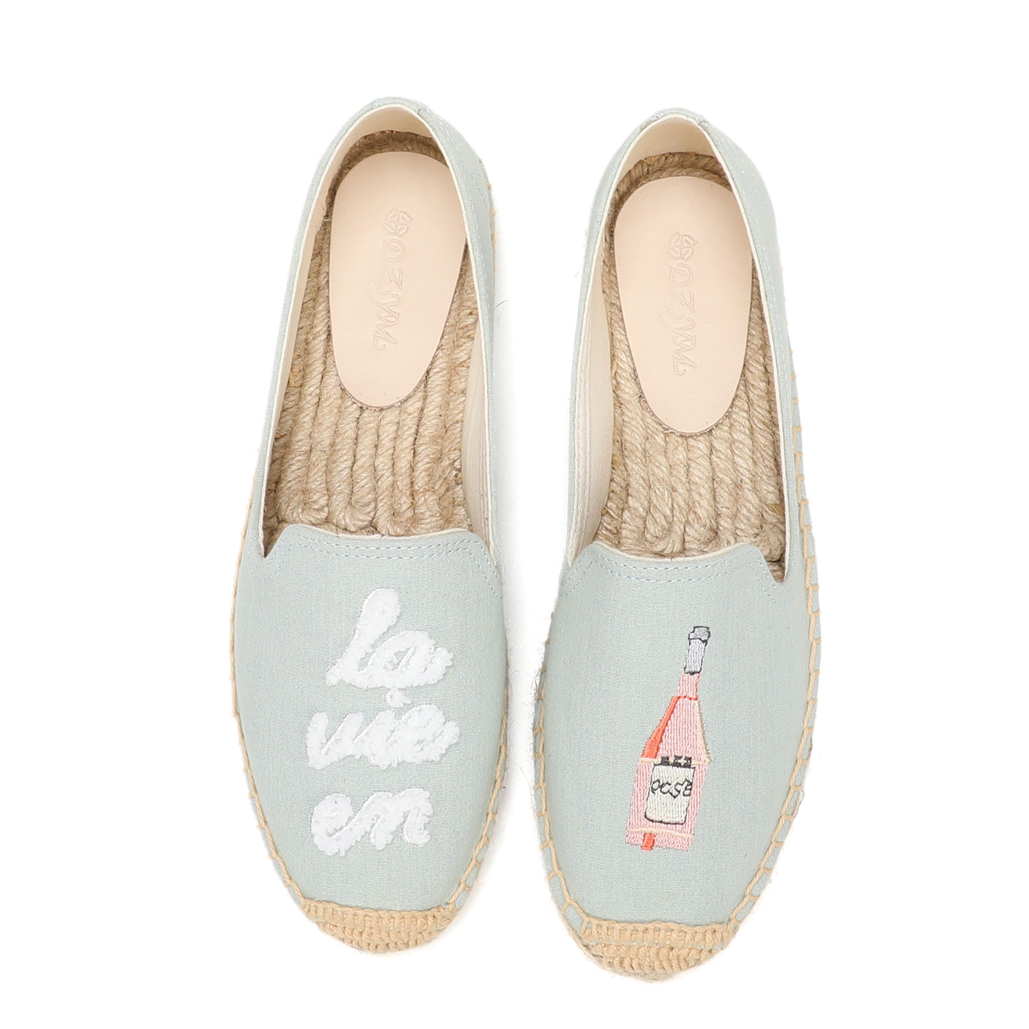 Espadrille Slip On - قنب مريح للنساء ، حذاء مكتب