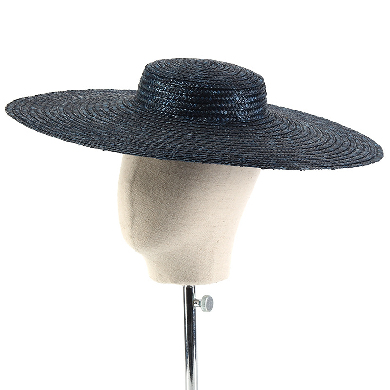 15 سنتيمتر قبعة من القش بحافة  - مراجعة Bucket Hat Straw وسعره