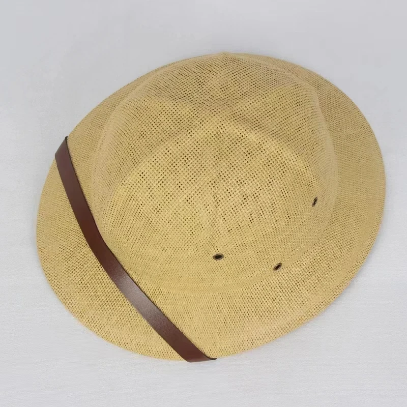 قبعة شمسية صيفية للرجال من قش  - مراجعة Bucket Hat Straw وسعره