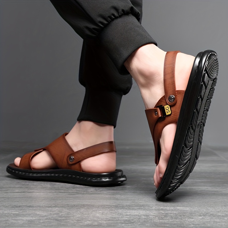 صنادل جلدية للرجال، أحذية شاطئ - مراجعة Flip Flop Leather Men وسعره