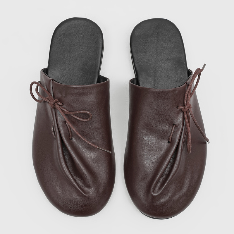 أحذية رجالية نصفية جديدة وعصري - مراجعة Flip Flop Leather Men وسعره