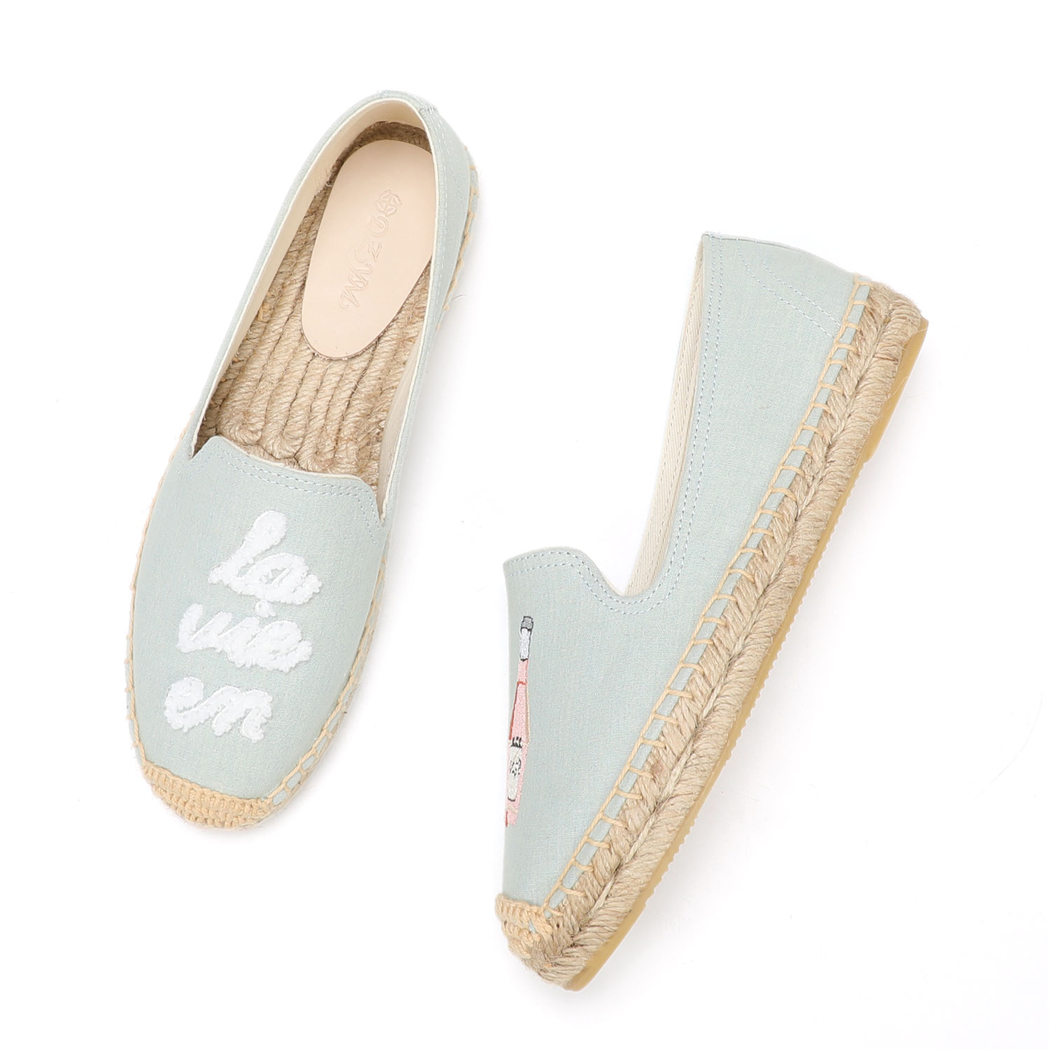 قنب مريح للنساء ، حذاء مكتب مس - مراجعة Espadrille Slip On وسعره