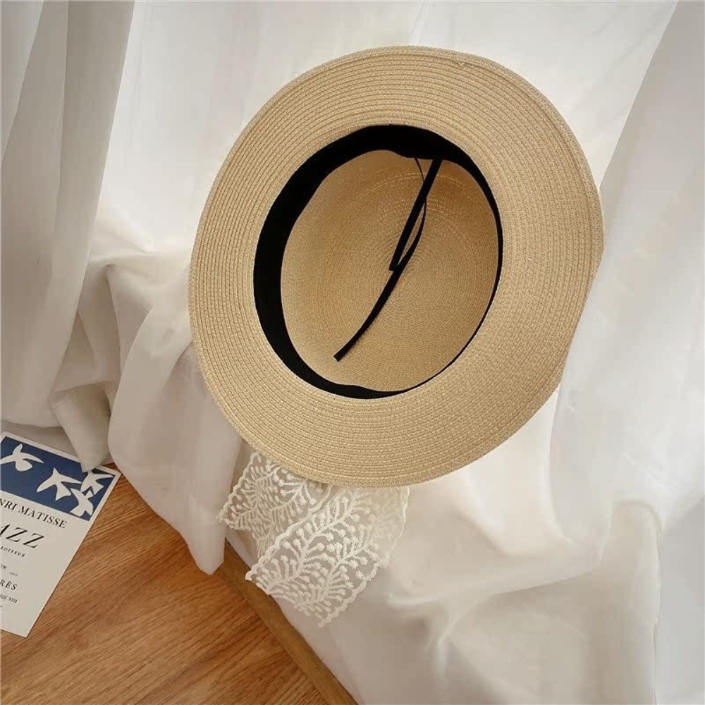 قبعة شمسية أنيقة من القش بتصمي - مراجعة Bucket Hat Straw وسعره